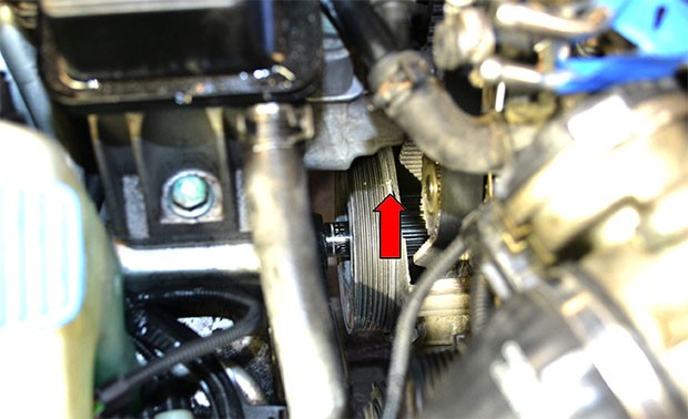 Метка коленвала