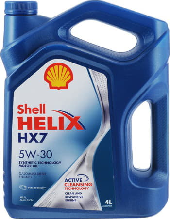 Моторное масло SHELL Helix HX7 5W-30